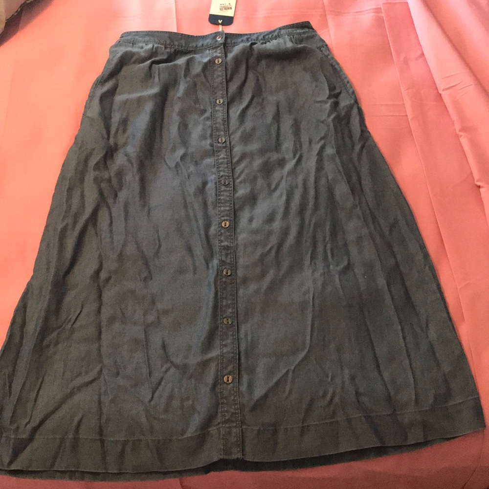 Light weight denim look skirt
